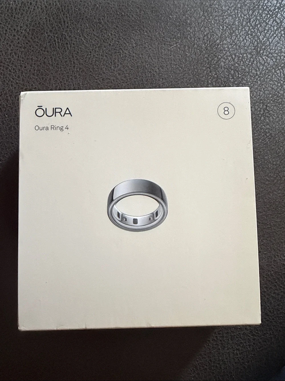 Oura Silver Smart Ring - Size 8
